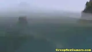 مجموعة رجال مع مراهقة