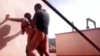 جلسة نيك محجبة: فتاة مغربية تأخذ زب حبيبها